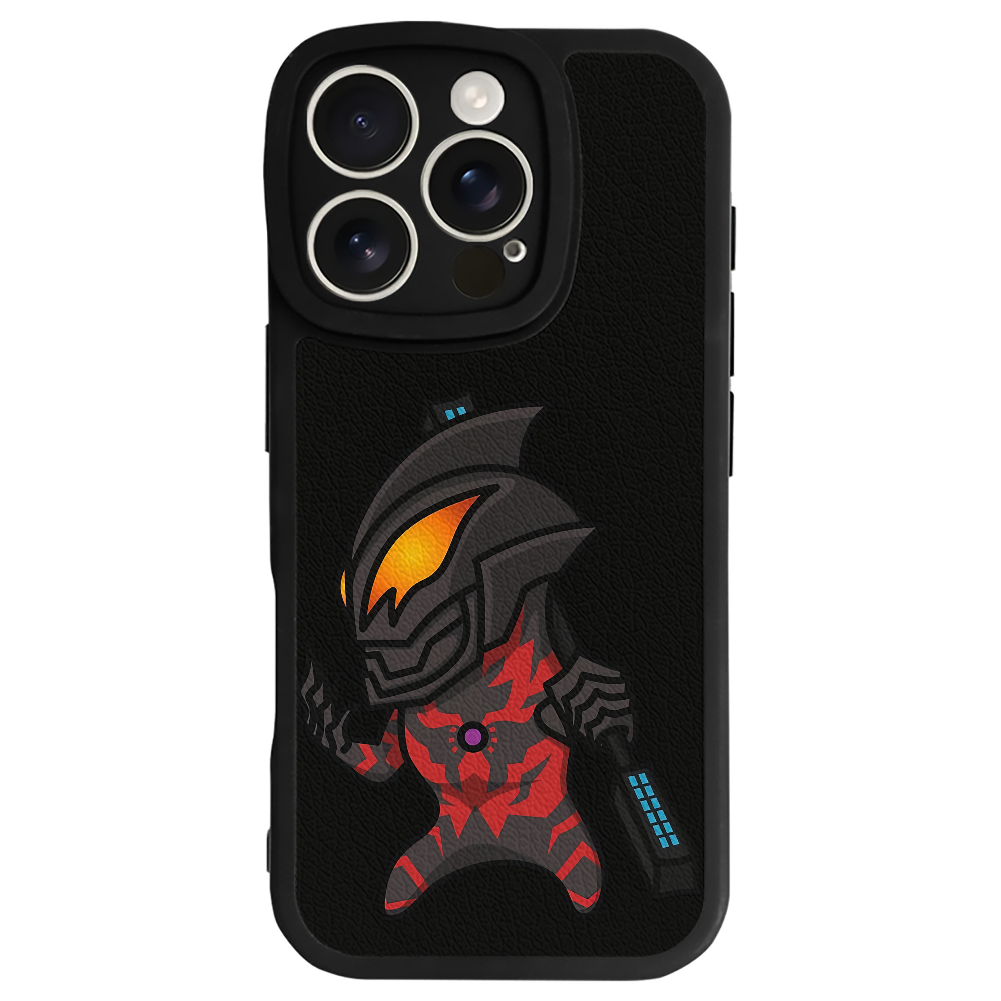 （画像用） ウルトラマン Ultraman 【iPhone 16シリーズ対応】シリコンスマホケース（レザー調） 材質：シリコン